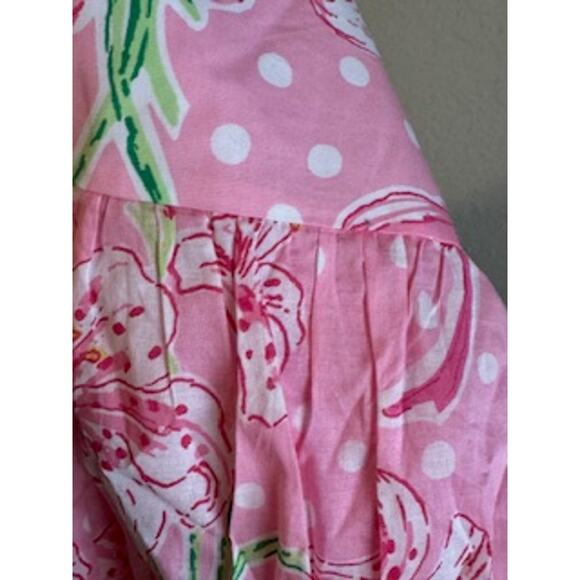 Lilly Pulitzer Women Nikita Pink Floral Ruffle Mini Skirt 4 - Picture 5 of 5